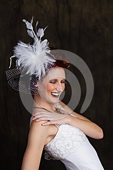 Beautiful laughing Bride