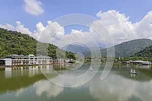 Beautiful Li Yu Lake at Nantou