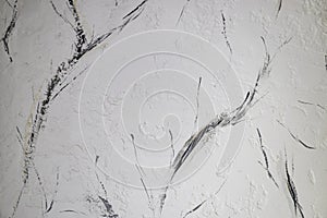 Beautiful light background texture with black and grey lines. Abstract background from plaster on wall