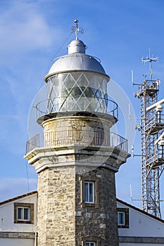 Beautiful lighthouse in Asturias in northern Spain Bay of Biscay photo