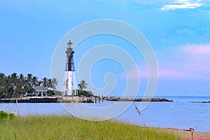 Beautiful Lighthouse in Pompano Beach, Florida