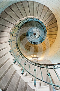 Beautiful lighthouse staircase