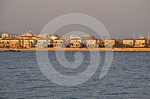 The beautiful Limassol Marina Beach or Golden Beach Limassol in Cyprus