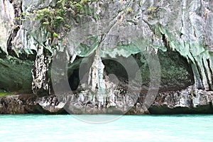 Beautiful limestone in Andaman sea