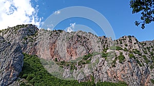 A beautiful limestone mountains of Pindos