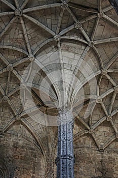 Jeronimos monastery ceiling photo