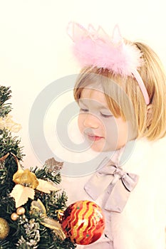 Beautiful little Christmas fairy