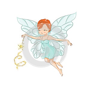 The beautiful little fairy.