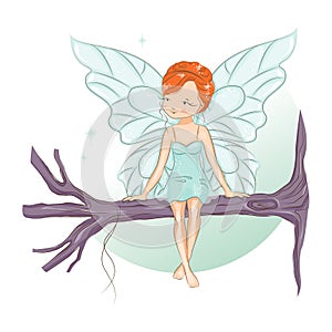 The beautiful little fairy.