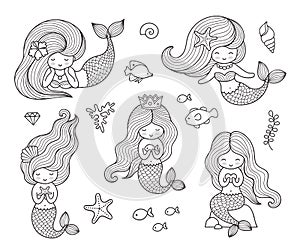 Beautiful little mermaids.