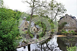 Beautiful little village of Pont Aven in Brittany France photo