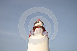 The beautiful little white lighthouse