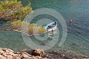 Beautiful little wooden boat