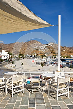 Beautiful Livadi village. Serifos Island. Greece