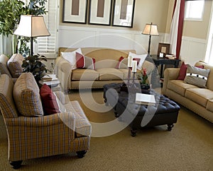 Beautiful living room interior