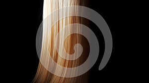 Beautiful Long Straight Hair. Generative Ai