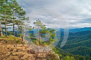 Beautiful look on the Foothills of Caucasus