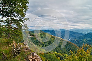 Beautiful look on the Foothills of Caucasus