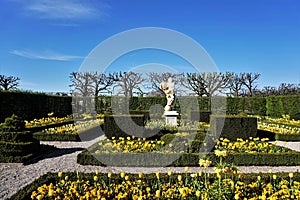 The beautiful Low German Flower Garden in the Herrenhausen Gardens