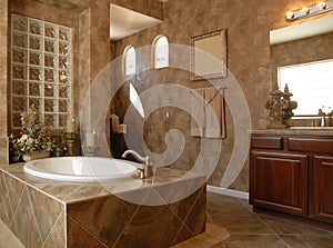 Beautiful luxury bathroom