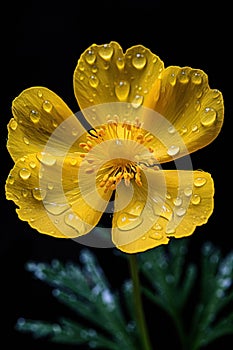 Beautiful macro photo of sunflower