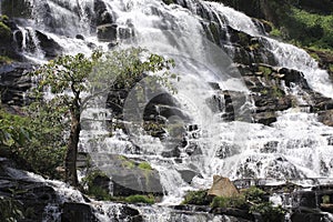 A Beautiful Mae Ya Waterfall, Doi Inthanon National Park, thailand
