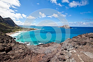 Beautiful Makapu'u beach in Hawaii