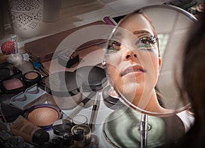 Beautiful makeup artist