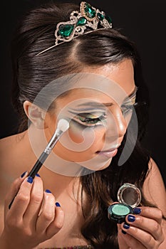 Beautiful makeup artist