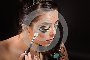 Beautiful makeup artist