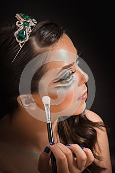 Beautiful makeup artist