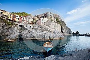 Beautiful Manarola, La Spezia, Italy