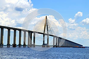 The Manaus Iranduba Bridge - Rio Negro, Manaus, Brazil photo