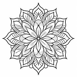 Beautiful Mandala Coloring Pages - Leaf Pattern Inspired Designs