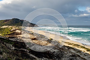 Beautiful Mandalay Beach in Western Australia in a gorgeous morning with nobody