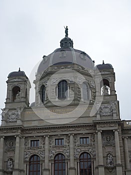 Beautiful Maria-Theresien-Platz, Vienna, Austria.