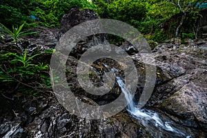 Beautiful Maribiina waterfalls at Bato, Catanduanes, Philippines