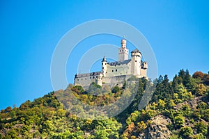 Beautiful Marksburg Castle in Germany