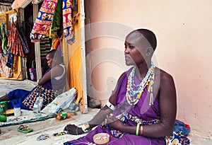 Beautiful masaai woman