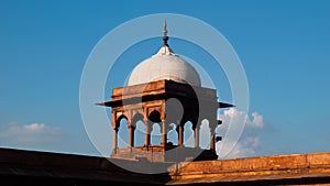 Beautiful Masjid-i Jehan-Numa mosque in Delhi