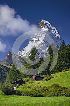 Beautiful Matterhorn. Zermatt, Switzerland. photo