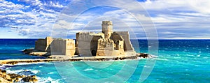 Medieval castles of Italy  - Le Castella. Calabria photo