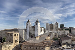 Beautiful medieval city of Caceres in Extremadura