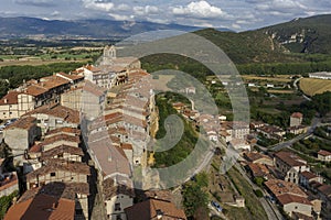 beautiful medieval municipality of Frias in the province of Burgos, Spain