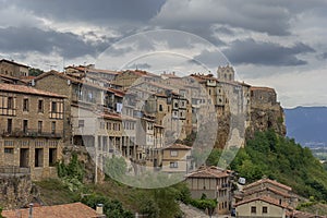 beautiful medieval municipality of Frias in the province of Burgos, Spain