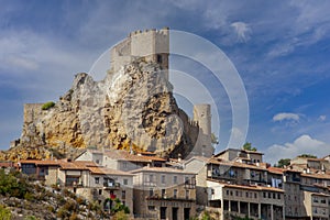 beautiful medieval municipality of Frias in the province of Burgos, Spain