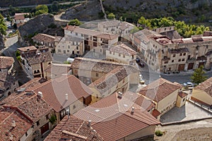 beautiful medieval municipality of Frias in the province of Burgos, Spain