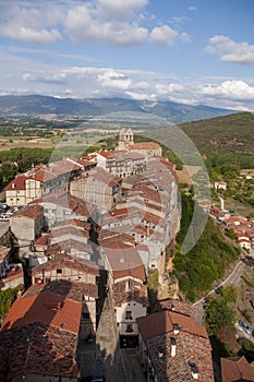 beautiful medieval municipality of Frias in the province of Burgos, Spain