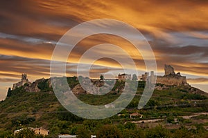 beautiful medieval municipality of Frias in the province of Burgos, Spain