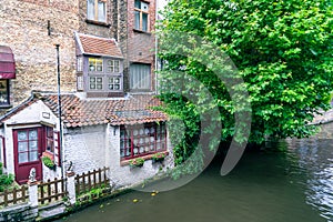 The Beautiful Medieval Town of Bruge in Belgium